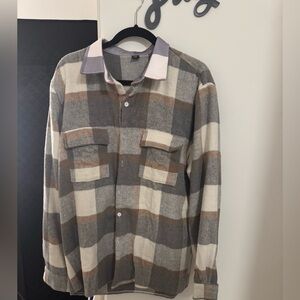 Flannel button up Long Sleeve